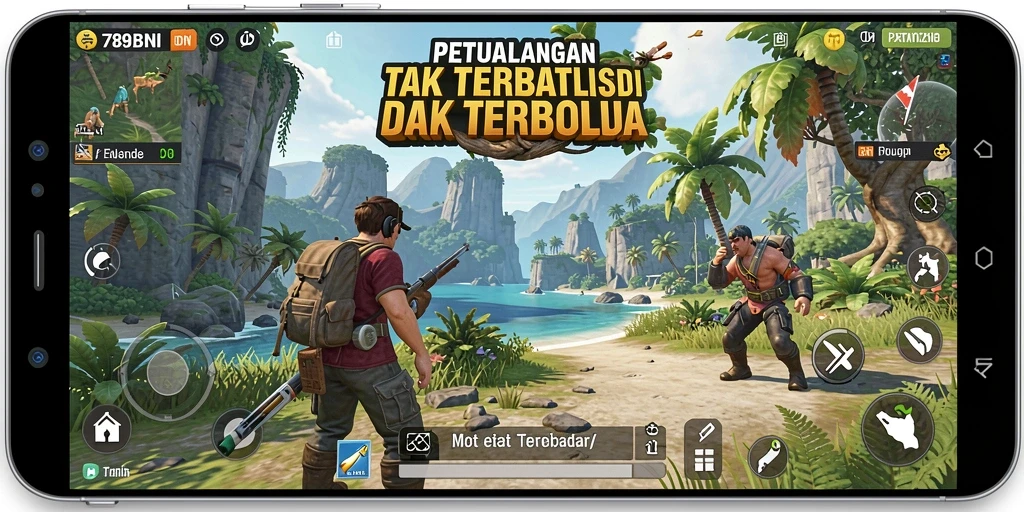 Tampilan gameplay seru saat menjelajahi dunia terbuka 789BNI.