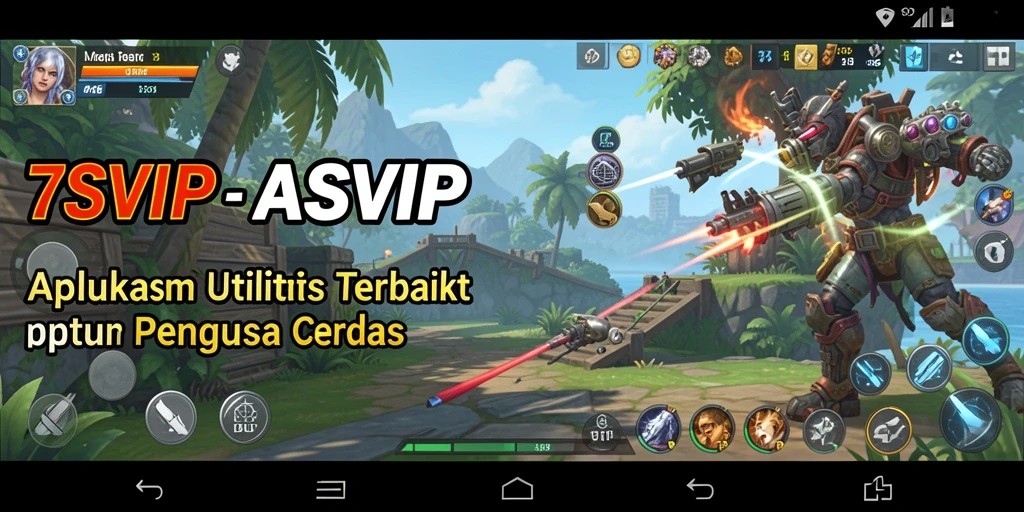Tampilan antarmuka utama 7SVIP yang intuitif dan menarik.
