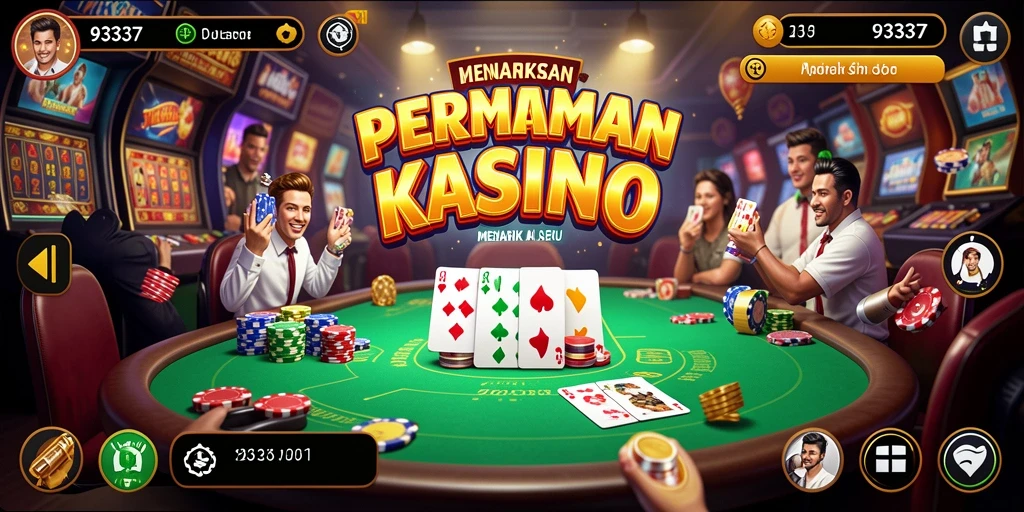 Tampilan gameplay menegangkan dalam aplikasi Kasino 93337.