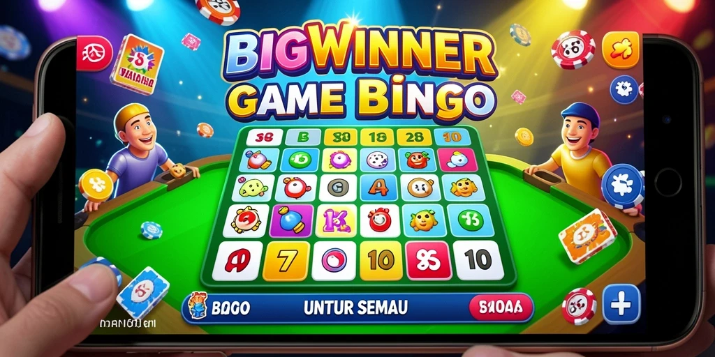 Tampilan gameplay BIGWINNER yang seru dan interaktif di Bingo.