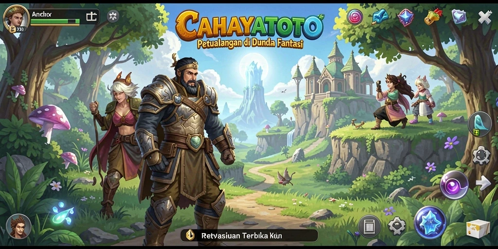 Screenshot gameplay CAHAYATOTO yang menampilkan petualangan seru di dunia terbuka.