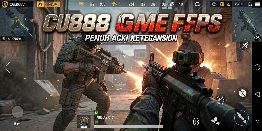 Screenshot gameplay CU888 yang menegangkan dan menarik.