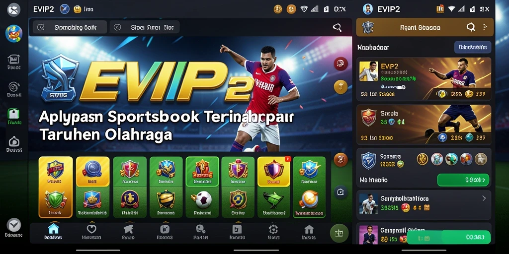 Tampilan gameplay olahraga yang menarik di EVIP2.