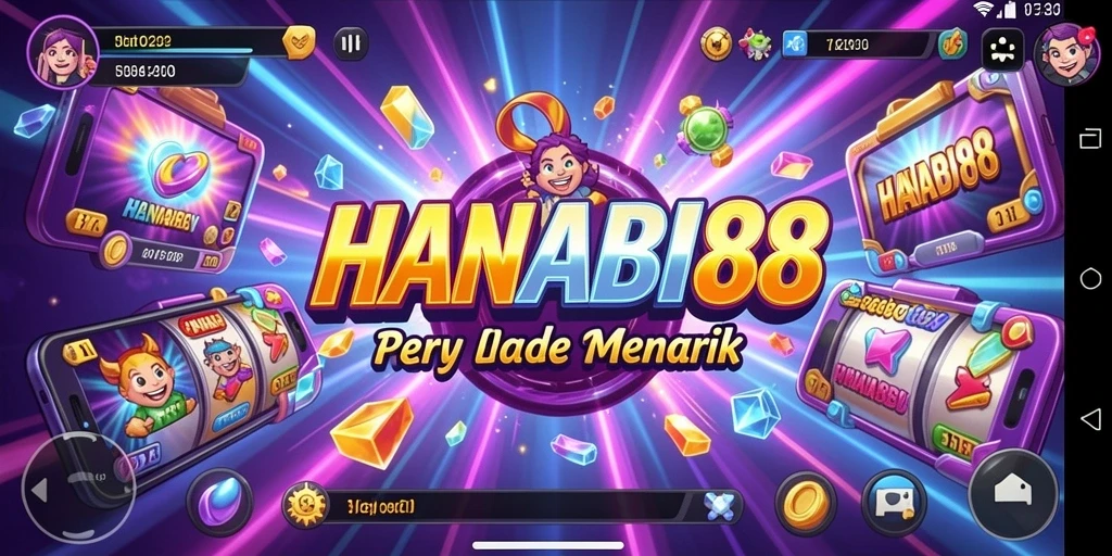 Tampilan gameplay seru dari HANABI88 yang penuh warna.