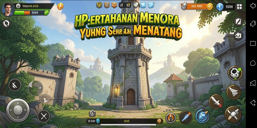 Gameplay Tower Defense yang menarik dan menegangkan di HO3.
