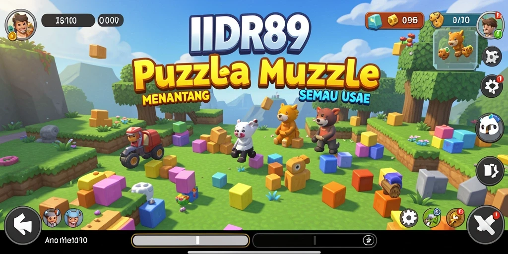Tampilan gameplay menantang dari IDR89 yang menguji keterampilan berpikir.