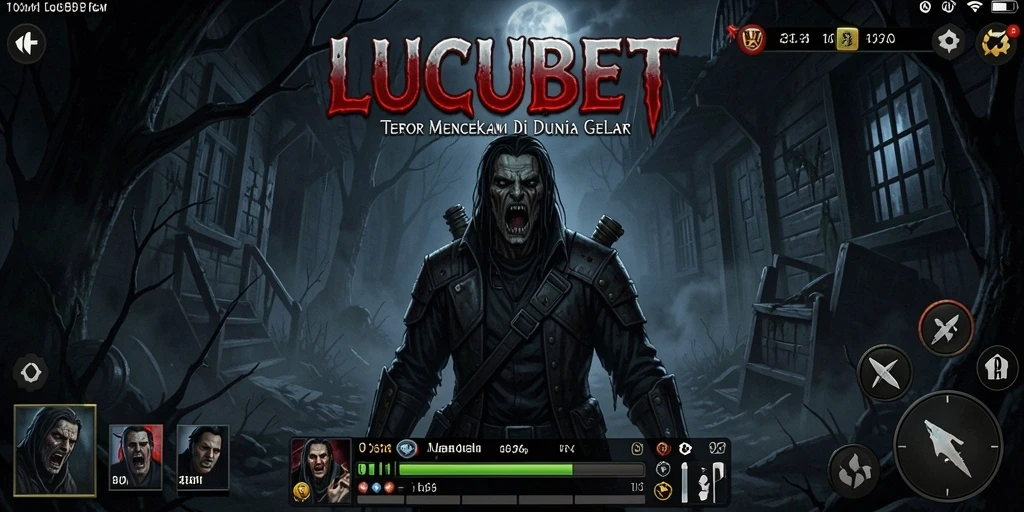 Tampilan gameplay menakutkan dan mencekam dari LUCUBET.