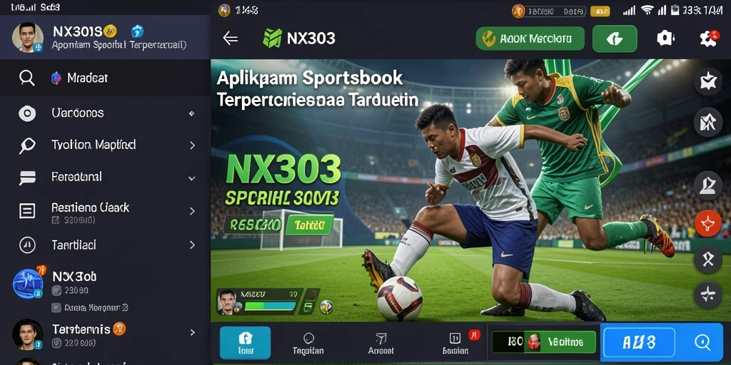 Tampilan gameplay menarik dari aplikasi Sportsbook NX303.