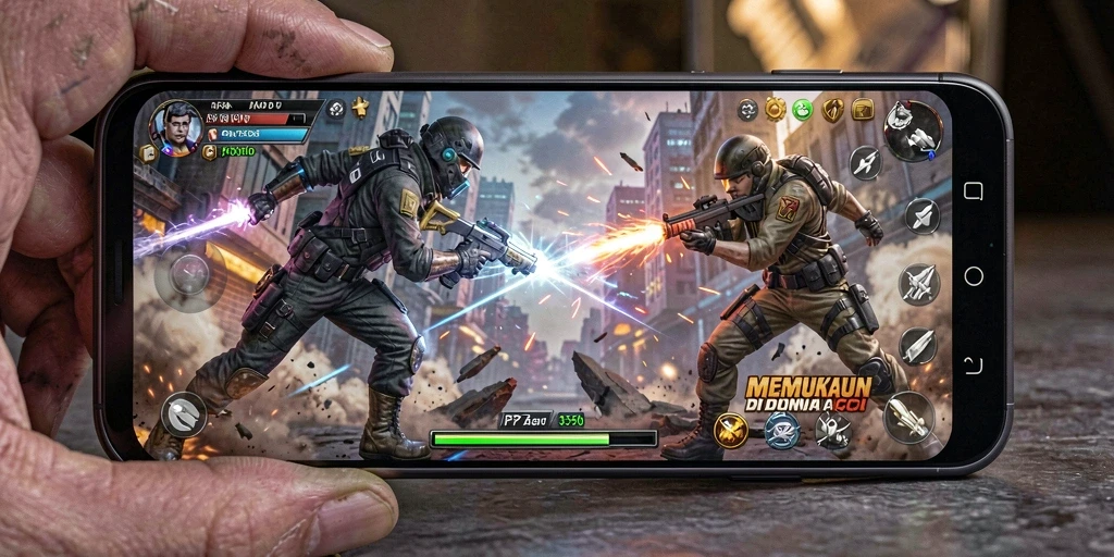 Tampilan gameplay PP7 yang mendebarkan dan penuh aksi.
