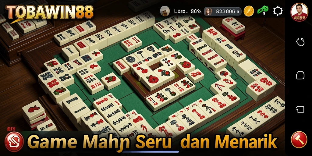 Gameplay menarik di TOBAWIN88 memperlihatkan keseruan permainan Mahjong.