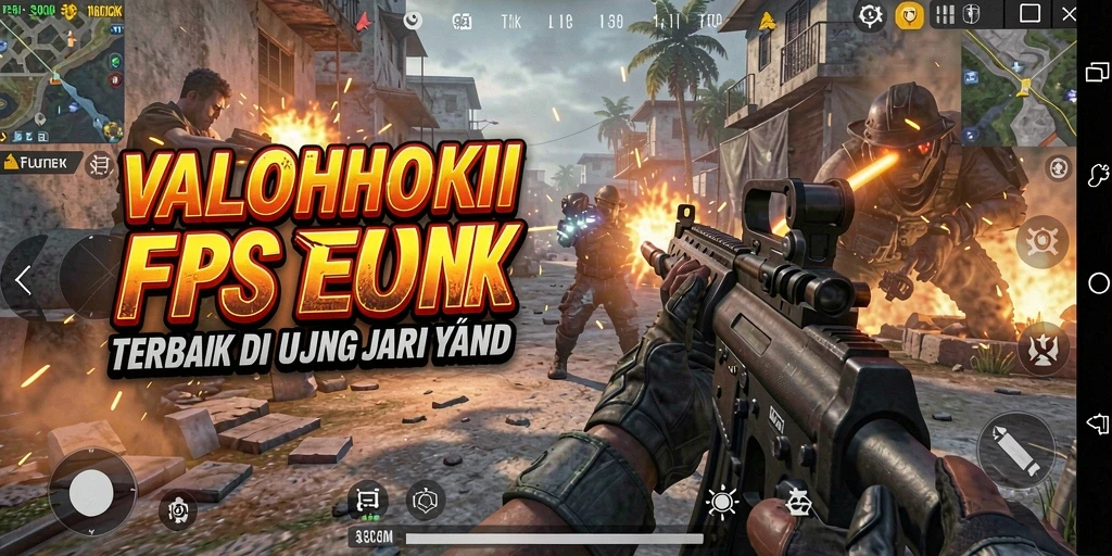 Tampilan gameplay VALOHOKI yang dinamis dan menegangkan.